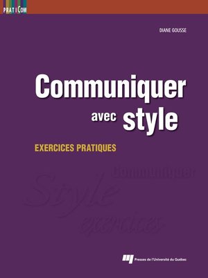 cover image of Communiquer avec style